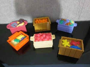 Fisher-Price Little People Crates Replacement Fruit Noah Ark Walmart Mixed Lot - Picture 1 of 5