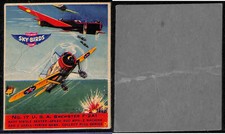 R137 Goudey, Sky Birds, 1941, #17 U.S.A. Brewster F-2A1
