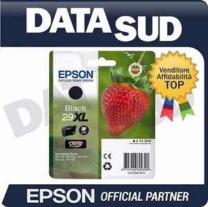 CARTUCCIA ORIGINALE EPSON 29XL BLACK/NERO XP-235,XP-332,XP335,XP-432,XP-435 - Picture 1 of 1