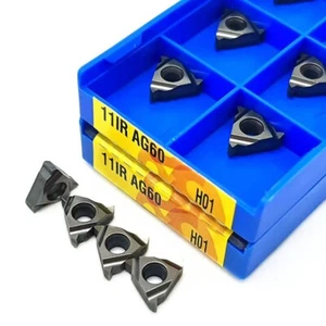 20Pcs 11IR AG60 CNC Carbide Threading Insert 11IR For External Tool Holder SEL - Picture 1 of 1