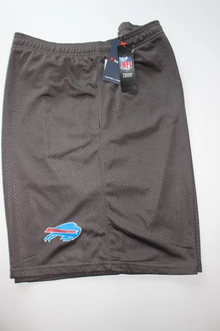 BUFFALO BILLS NFL GREY MESH SHORTS SZ:6XL 6X NWT HARD TO FIND SIZE Cover