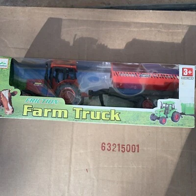 Red Friction Farm Green Farm Series Tractor And Wagon Totally Cool Toys - Image 1 of 4