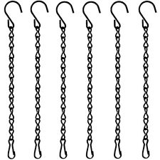6 Pack 9.5 Inch Hanging Chains for Plants Baskets Bird Feeders Lanterns
