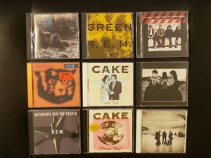 (10) REM U2 Cake CD Collection Lot Compact Disc DVD Green Joshua Tree Monster - Imagen 1 de 8