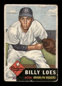 1953 Topps 174 Billy Loes justo a buen estado BXCP22 - Imagen 1 de 2