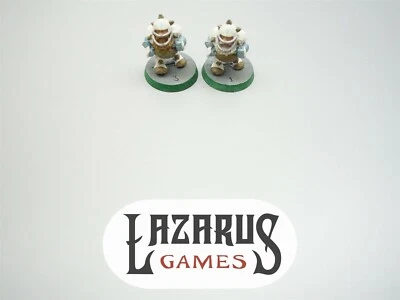 Warhammer Fantasy Battle & AoS: Blood Bowl - 2 Dwarf players (oop metal) - Image 1 of 4