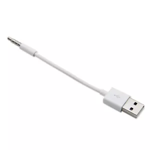 3.5mm Jack to USB2.0 Charger Adapter Charging Cable for iPod Shuffle 3rd 4 5 6 7 - Picture 1 of 6