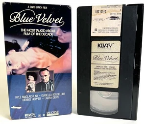 BLUE VELVET VHS - TESTED & WORKS - 1986 - DAVID LYNCH DENNIS HOPPER - Picture 1 of 2