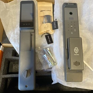 2024 3D Face Recognition Tuya Wifi Smart Door Lock Visual Intercom Fingerprint - Picture 1 of 18