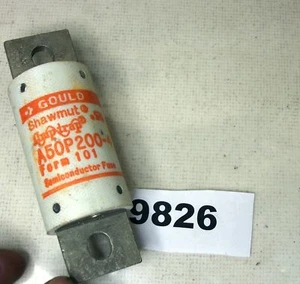 Gould Shawmut A50P200-4 Fuse 200A 500V Very Fast - Picture 1 of 3