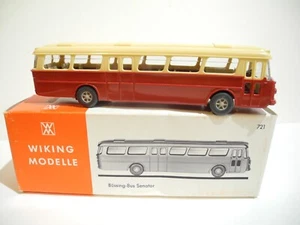 WIKING VINTAGE 1:87 AUTOBUS SENATOR 1169/3 MINT BOXED 1976-78 CATALOG 1169/3 - Picture 1 of 7