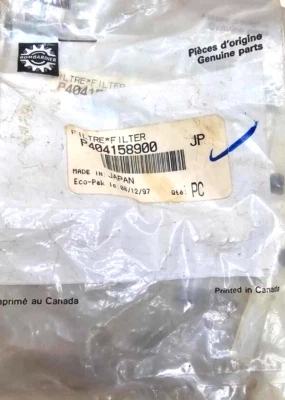 Filtro de carburador Ski-Doo nuevo OEM 1997-1999 Formula Deluxe 380, 404158900 Foto 1 de 3