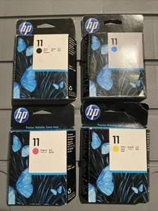 New sealed ! HP 11 C4810A C4811A C4812A C4813A Printhead Set of 4 -Exp 2011/12 - Bild 1 von 12