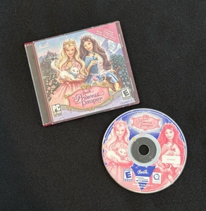 BARBIE THE PRINCESS & THE PAUPER PC GAME ON CD-ROM DISC + BOOKLET IN JEWEL CASE - Picture 1 of 9