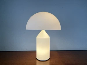 Lampada tavolo vetro Atollo Vico Magistretti Oluce anni 70’ vintage design - Picture 1 of 10