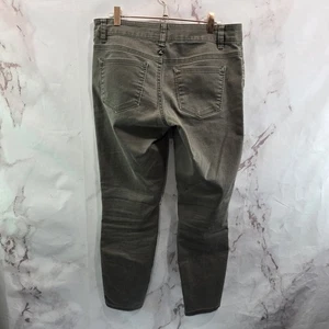 Prana Pants Women 8 29 Brown Taupe Mid Rise Skinny Organic Cotton Carlotta Crop - Picture 1 of 14