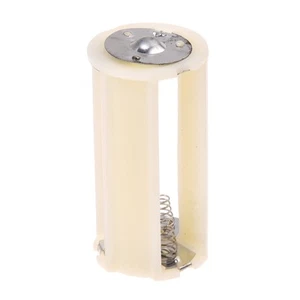 2X(Grauweiss Zylinder Batteriehalter Adapter fuer 3x1.5V AA Batterien E4U6)5219 - Bild 1 von 3
