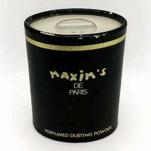Vintage Maxim's De Pari Mini Golden Perfumed Dusting Powder Travel Beauty .45 Oz - Picture 1 of 5