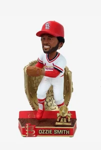 Ozzie Smith St Louis Cardinals 1982 Gold Glove 8 Inch Bobblehead FOCO LE 125 NIB - Picture 1 of 7
