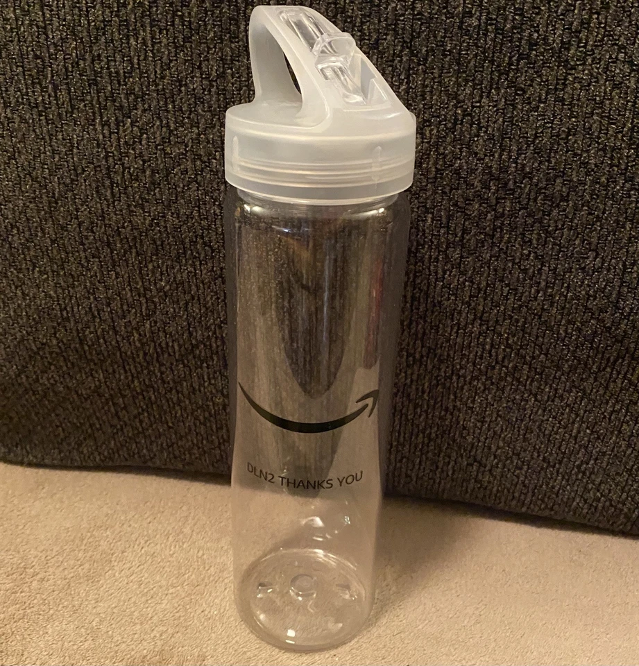 Amazon Logistics Employee Plastic 24 oz Water Bottle New Unused - Image 1 of 1