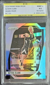 2024 Panini Prizm WNBA #101 ALYSHA CLARK Silver Prizm OCG 9.5 MINT+ - Picture 1 of 2