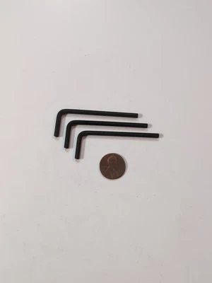 1/8 SHORT ARM HEX ALLEN WRENCH [ROCKFORD] 1/8" .125 L-KEY (QTY: 3) USA NOS - Image 1 of 4