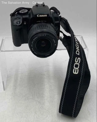 Canon DS126151 Black LCD Display Manual Digital SLR Camera With Case - Image 1 of 4