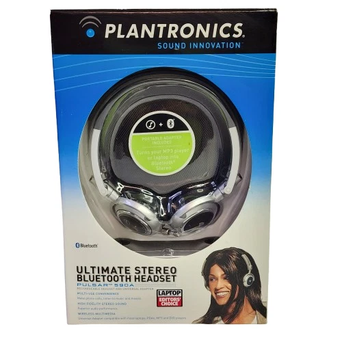 Plantronics Pulsar P590A Bluetooth Headphones New In Box - Image 1 of 4