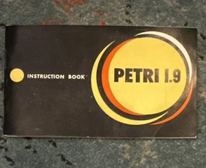Instruction Book Manual Petri 1.9 35mm Camera Kuribayshi Japan Vintage FREE SHIP - Picture 1 of 3