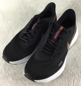 Nike Revolution 5 Running Shoes Women’s 8.5 Black Copper Sneakers BQ3207-003 - Picture 1 of 10