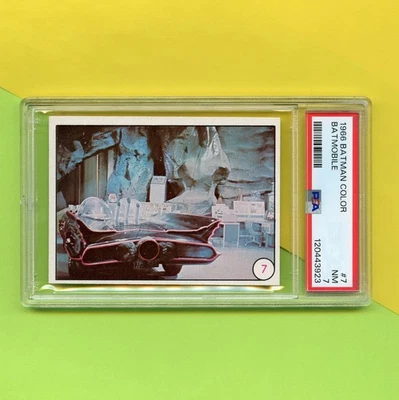 Original 1966 Topps Batman Bat Laffs Trading Card #7 PSA 7 - Image 1 of 4