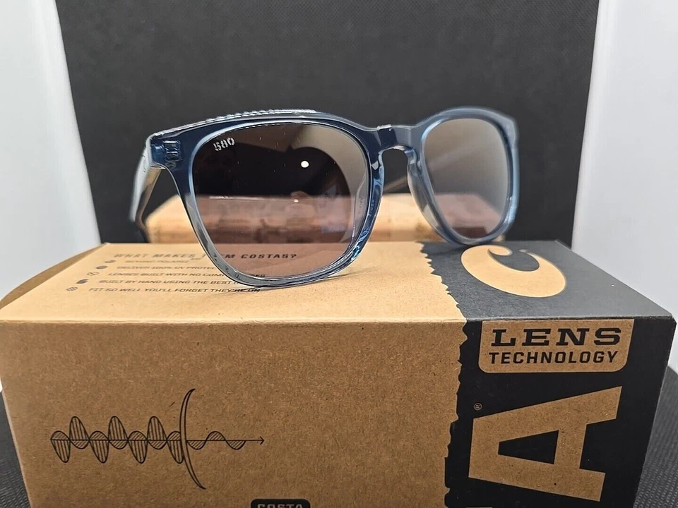 Costa del Mar SULLIVAN CRISTAL PROFUNDO AGUAMARINA, LENTE DE VIDRIO DEGRADADO GRIS 580G Foto 1 de 1