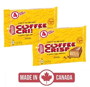 2-Pack Coffee Crisp Wafer Bars (200g) Chocolate Candy Multipack Made in Canada - Bild 1 von 7