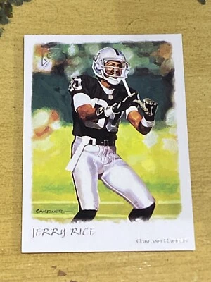 Vtg 2002 Topps Gallery #114 JERRY RICE 49ers Raiders Miss Valley St NFL HOF NM/M - Image 1 of 2