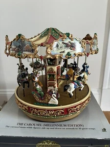 Rare Vintage 1999 MR. CHRISTMAS The Carousel Gold Label Millennium Edition WORKS - Picture 1 of 11