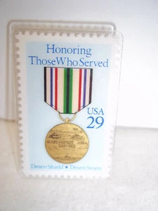 Desert Shield Desert Storm Postage Stamp Pin - Bild 1 von 3