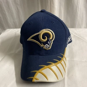 Auténtica gorra ajustable vintage de fútbol americano Reebok Pro Line de los St. Louis Rams NFL - Imagen 1 de 8