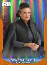 Star Wars Chrome 2020 Orange [25] Base Card #4-R General Leia Organa