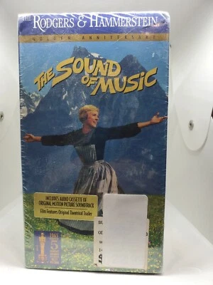 The Sound Of Music VHS Tape & Soundtrack On Cassette Golden Anniversary Edition  - Image 1 of 2