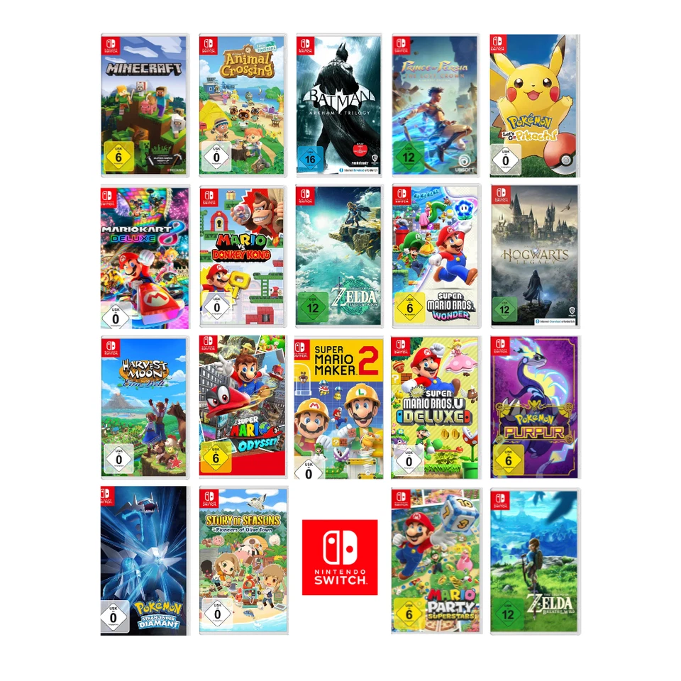 Nintendo Switch Spiele Sammlung | NEU & OVP | Zelda - Super Mario - Pokémon 🎮