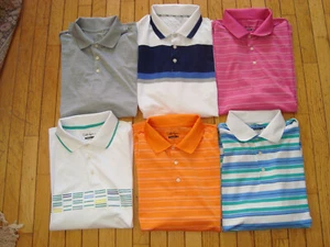 LOT OF 6 WALTER HAGEN POLO GOLF SHIRT MEN'S SIZE XL HARDLY WORN! - Picture 1 of 21