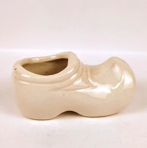 Dutch Clog Mini Planter Vintage Glazed Ceramic 1.5" Tall 1.75" Wide 3.5" Long - Picture 1 of 9