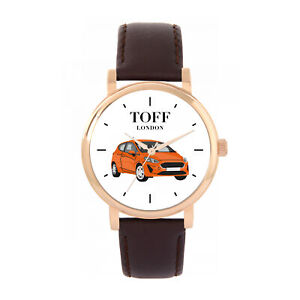 Toff London TLWS-5484 Damski pomarańczowy mały zegarek samochodowy