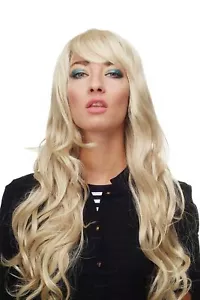 Damen Perücke Lichtblond Locken Wellig Lang Seitenscheitel ca. 70 cm 9204S-88E - Bild 1 von 5