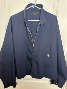 Vintage JC Penney Jacke Herren XL 26x25 Boxy Crop 70er Arbeit Towncraft Serval Zip - Bild 1 von 8