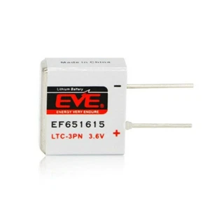 1pcs 3.6V Battery EF651615 EVE LTC-3PN for Gas/Water/Meter RTC PLC Backup Power - Picture 1 of 2
