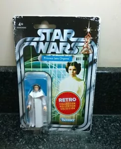 Star Wars Retro Collection Princess Leia Organa Figure Carded Hasbro Kenner - Foto 1 di 5