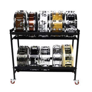 Gator Frameworks zweistufiges Snare Rack mit feststellbaren Rollen, hält bis zu 10 Snares - Bild 1 von 7