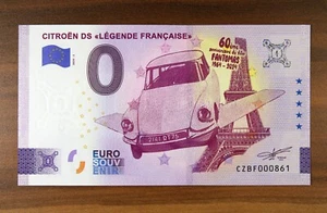 0 Euro Schein Banknote CITROEN DS FANTOMAS - Bild 1 von 1