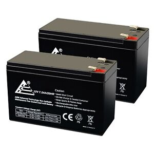 RAZOR E200 & E300S SCOOTER 12V 7.2ah Replacement Battery of 2 Pack